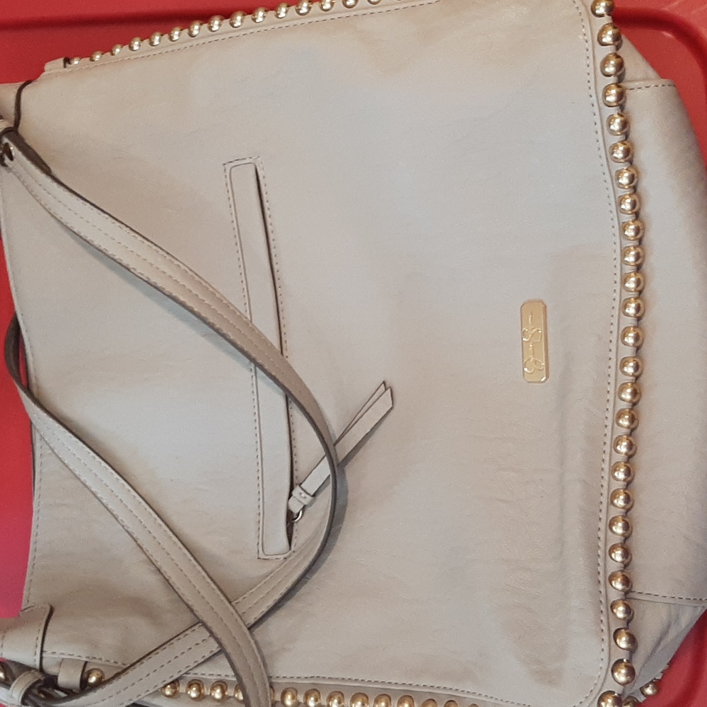 Jessica Simpson light gray purse